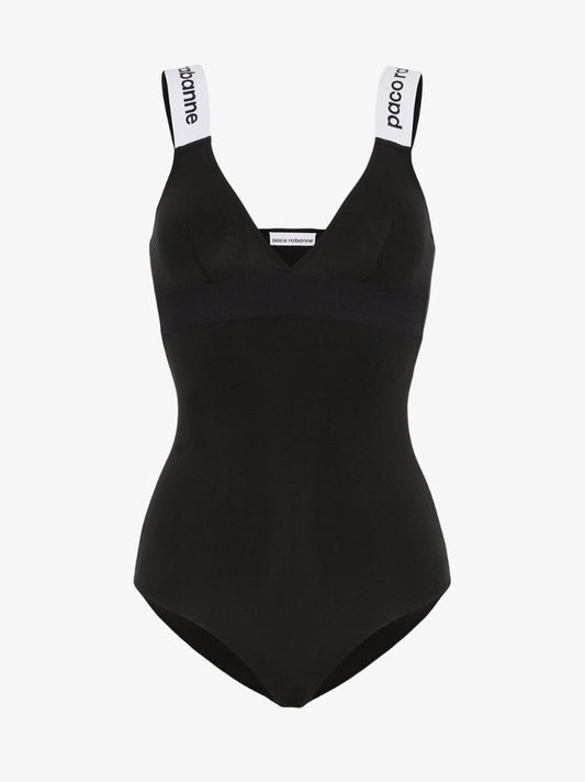 Logo Strap One-piece Swimsuit