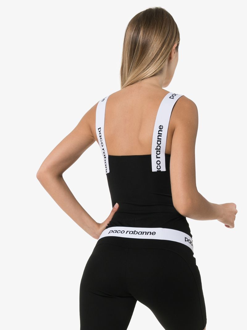 Logo Strap One-piece Swimsuit