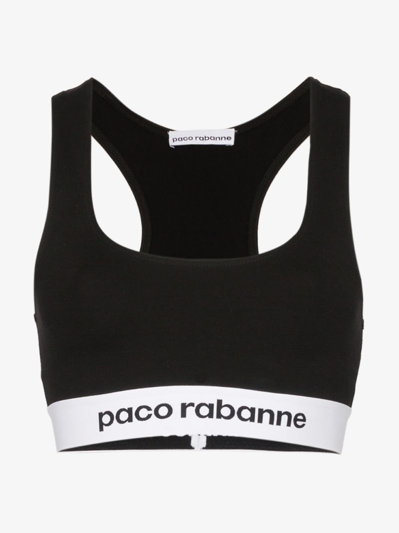 Logo Trim Sports Bra