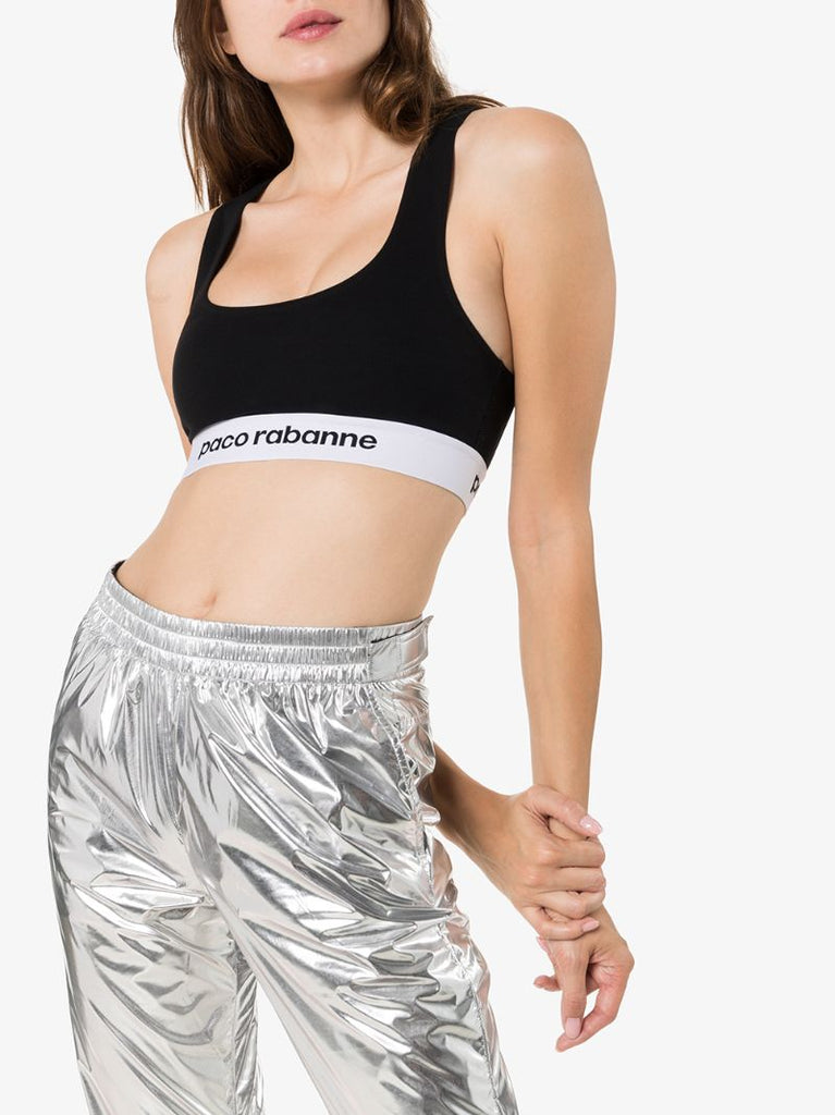 Logo Trim Sports Bra