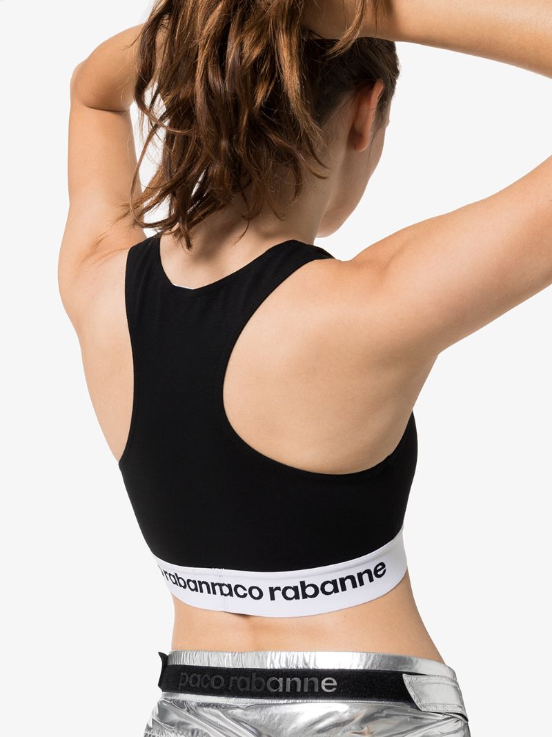 Logo Trim Sports Bra
