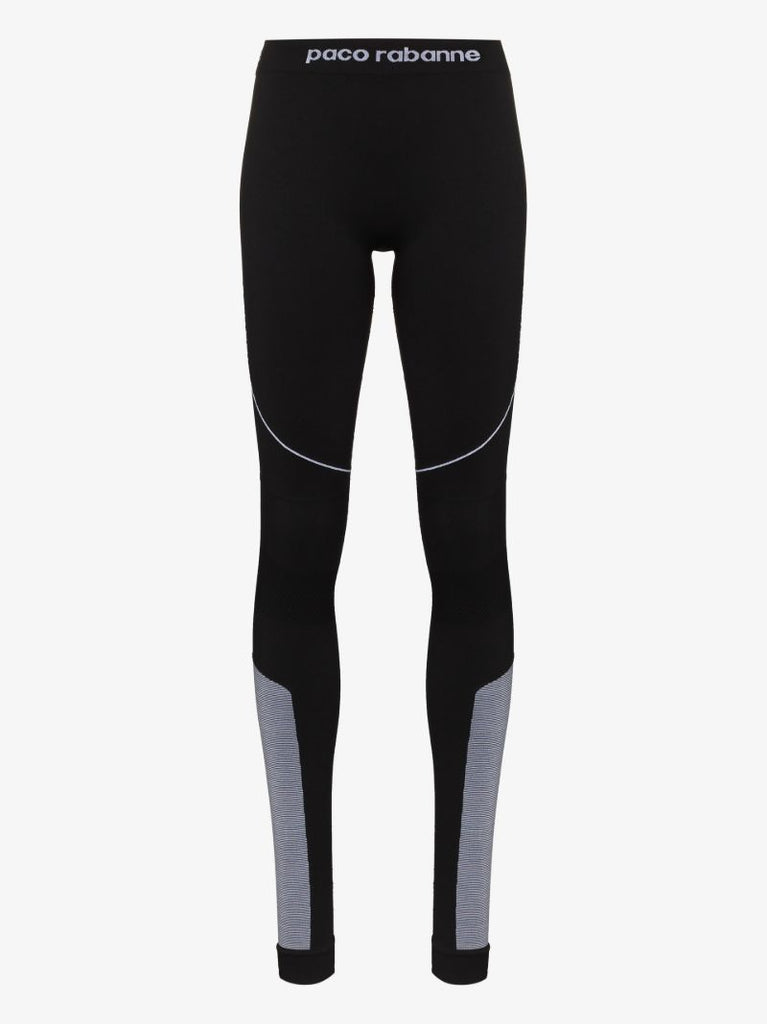 Logo Detail Panelled Sports Leggings