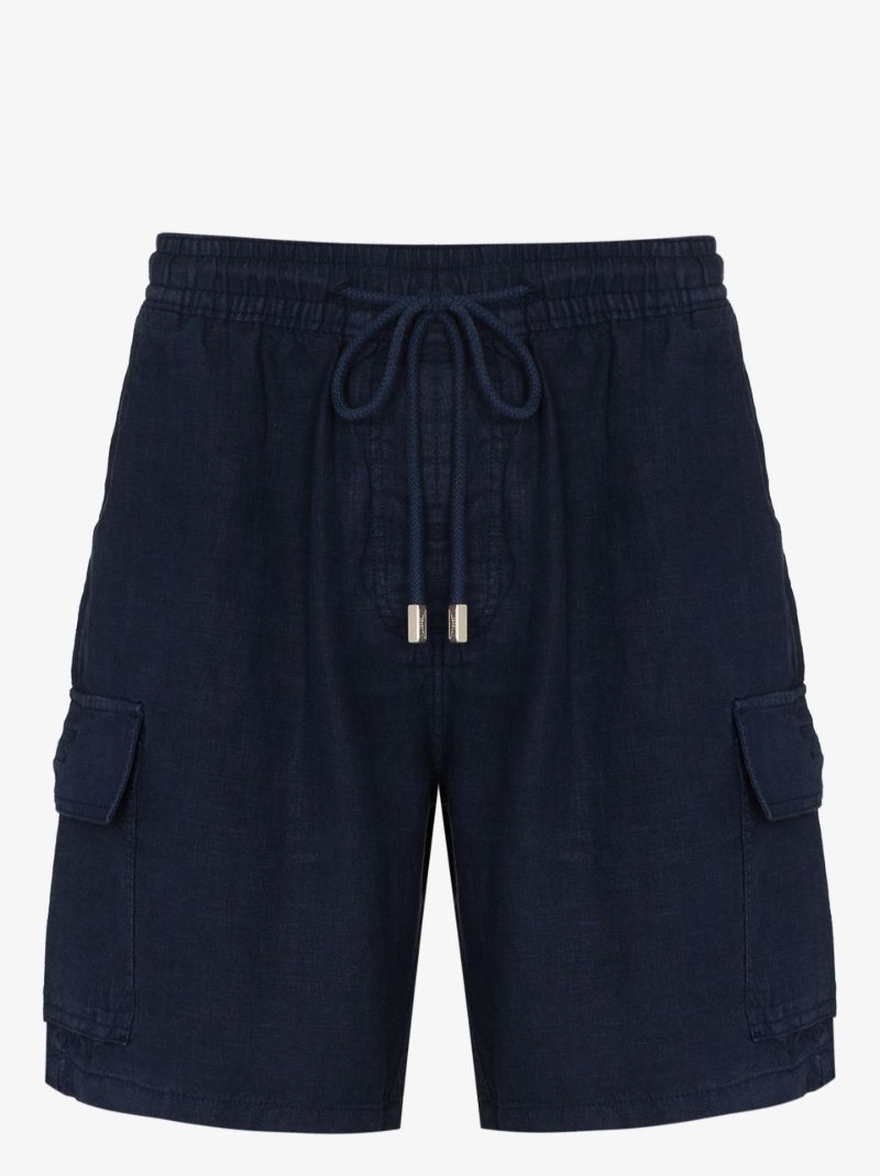 Baie Linen Cargo Shorts