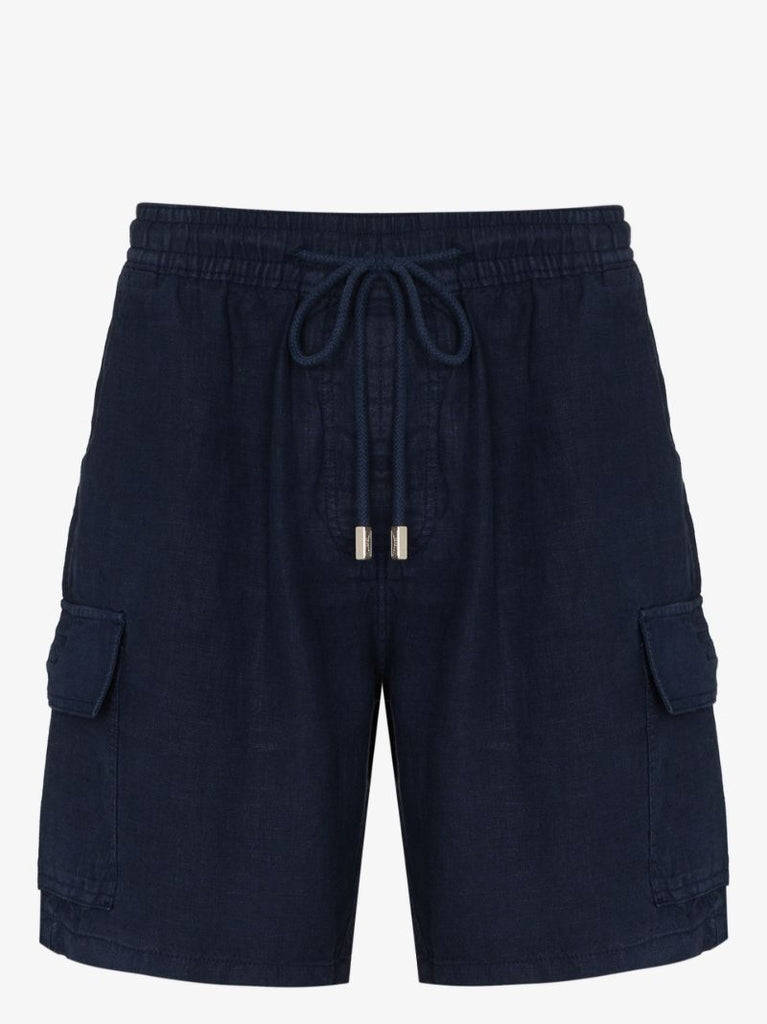 Baie Linen Cargo Shorts