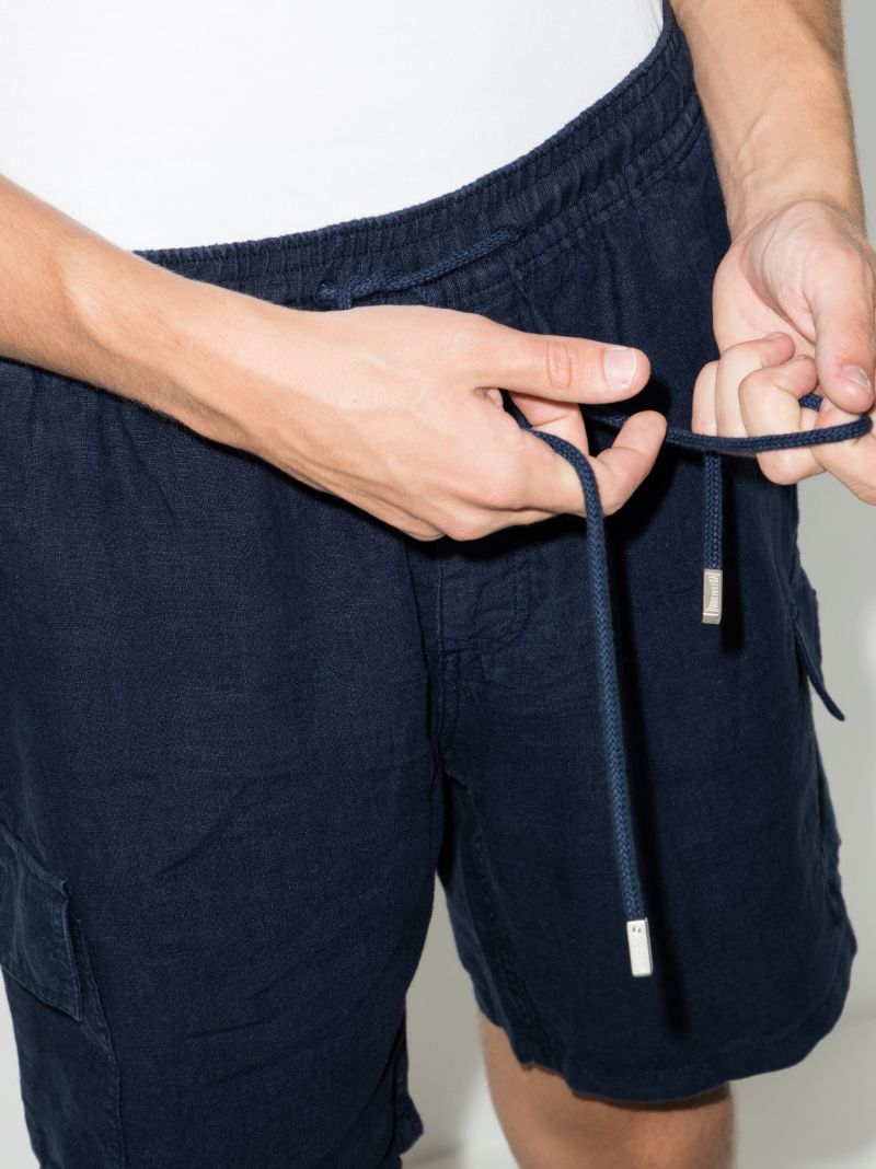 Baie Linen Cargo Shorts