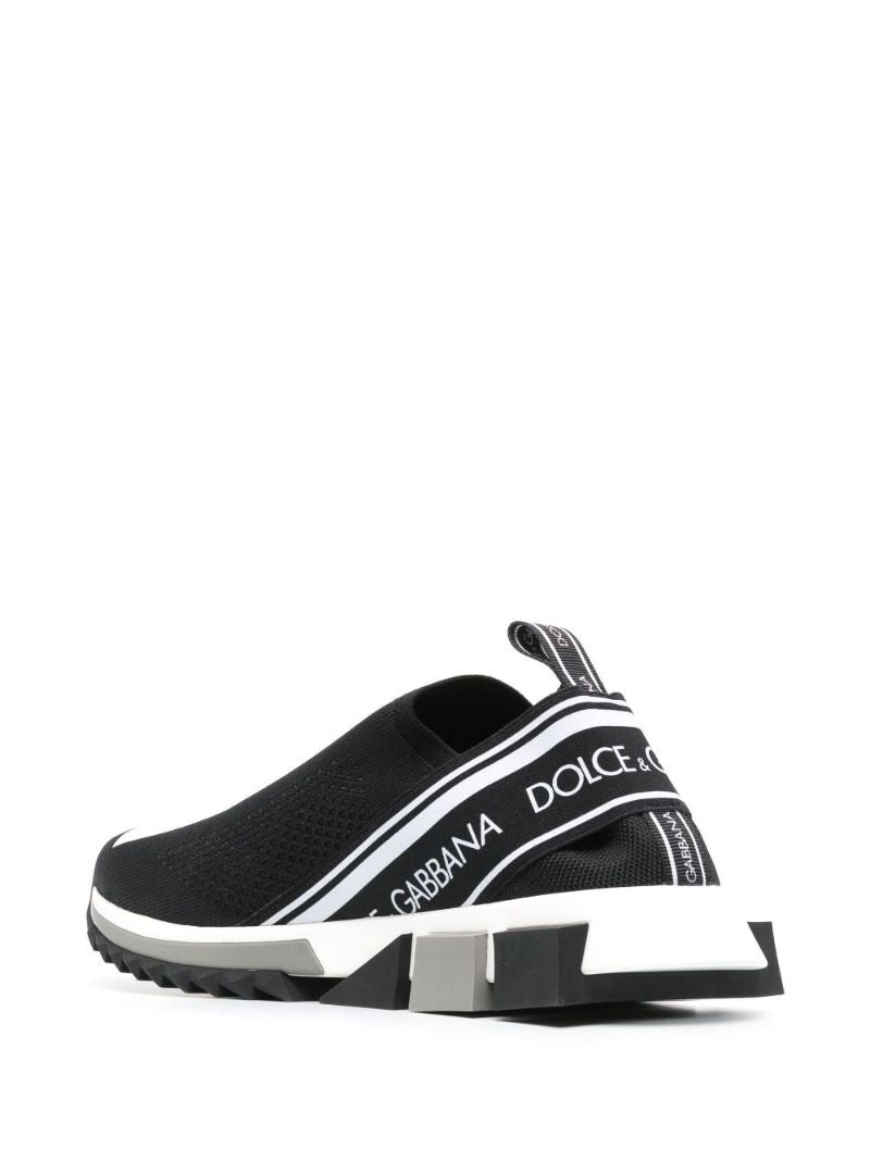 Black Sorrento Logo Sneakers