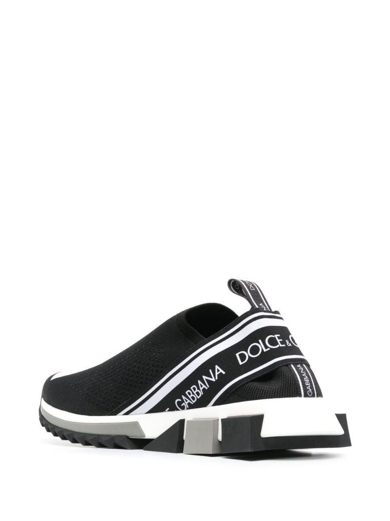 Black Sorrento Logo Sneakers