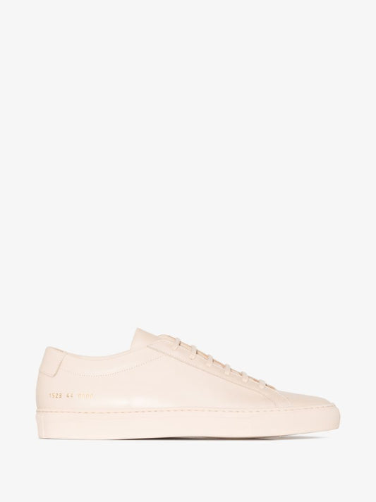 Neutral Achilles Low Top  Leather Sneakers