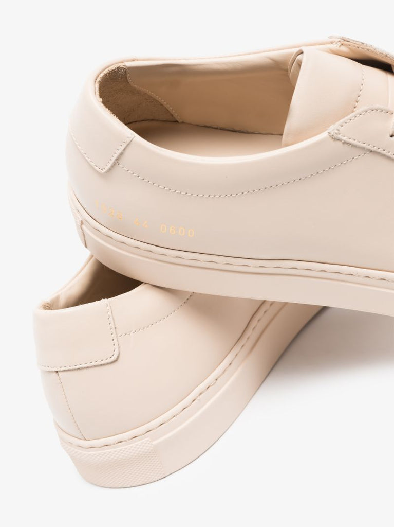 Neutral Achilles Low Top  Leather Sneakers
