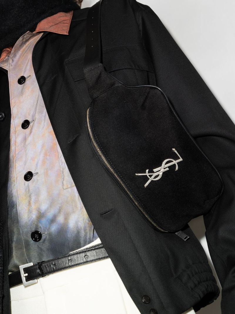 Black Marsupio Monogram Cross Body Bag