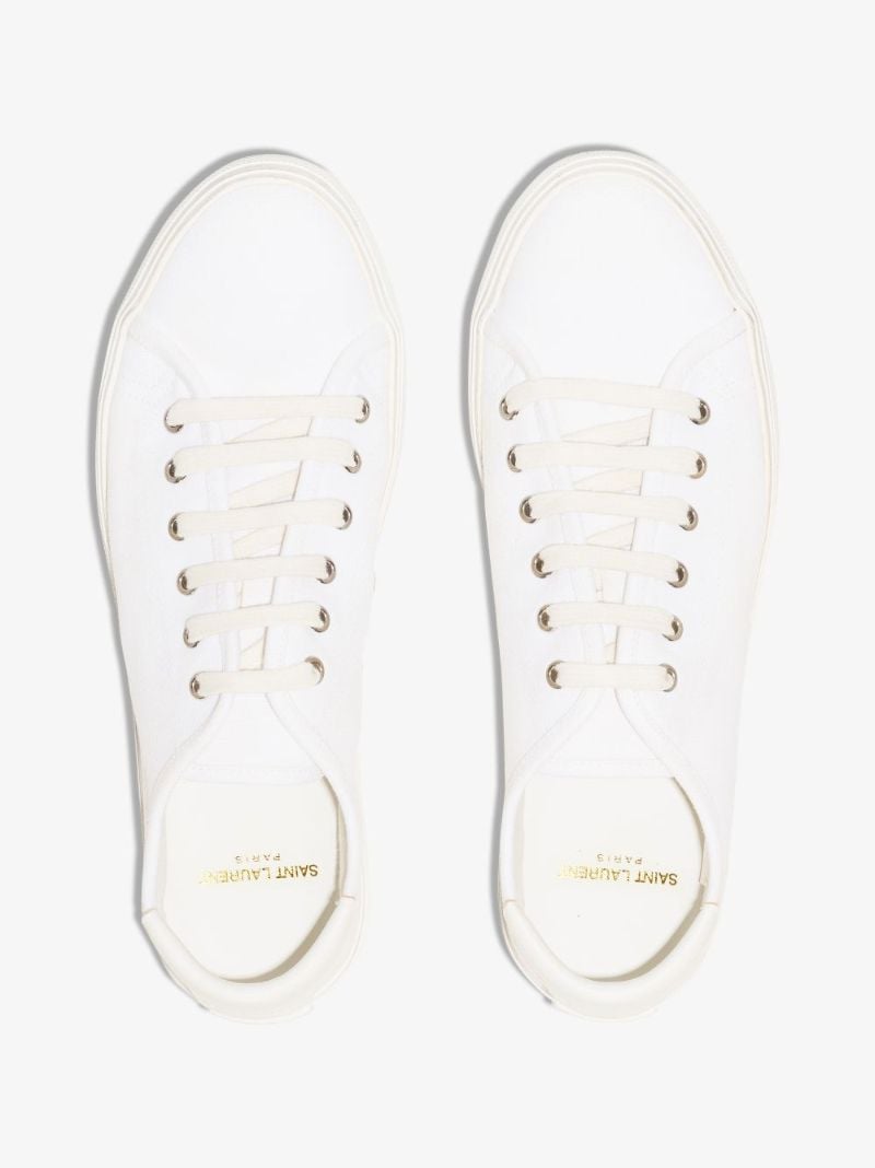 White Malibu Low Top Sneakers