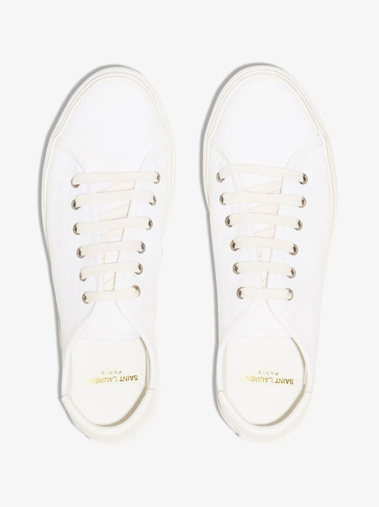 White Malibu Low Top Sneakers
