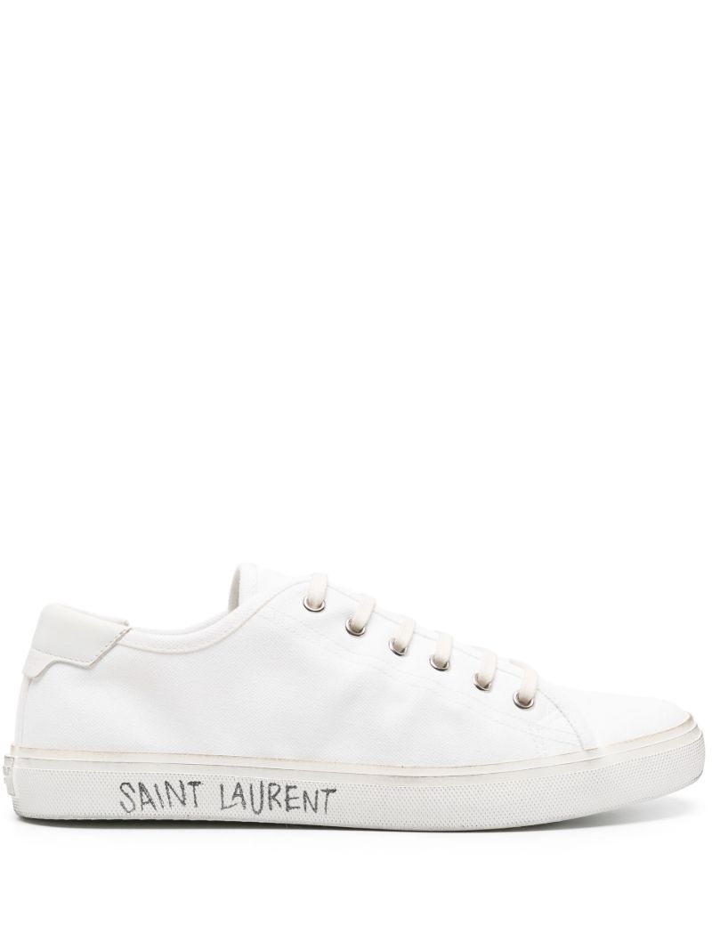 White Malibu Low Top Sneakers