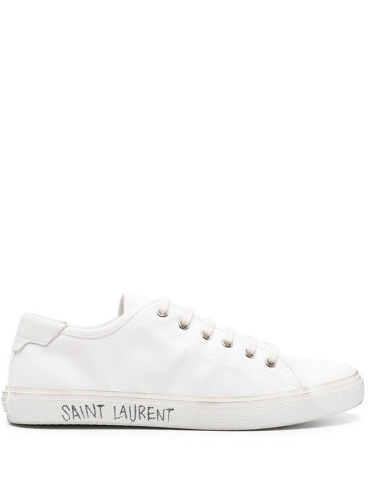 White Malibu Low Top Sneakers