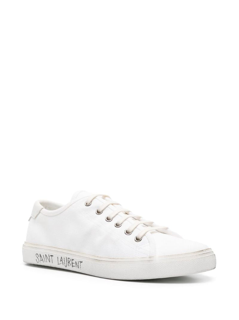 White Malibu Low Top Sneakers