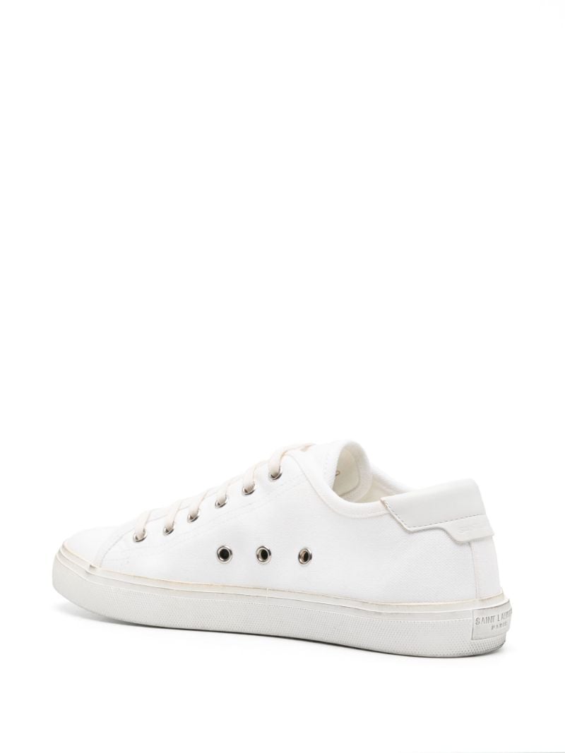 White Malibu Low Top Sneakers
