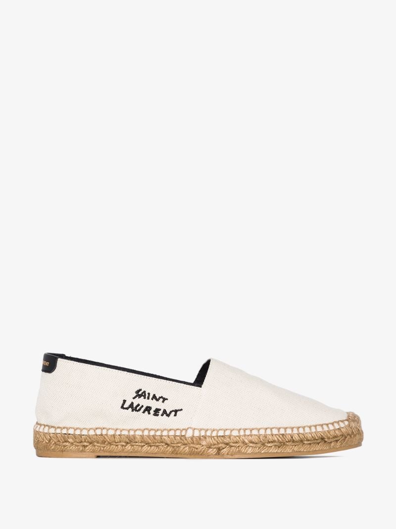 Neutral Logo Canvas Espadrilles