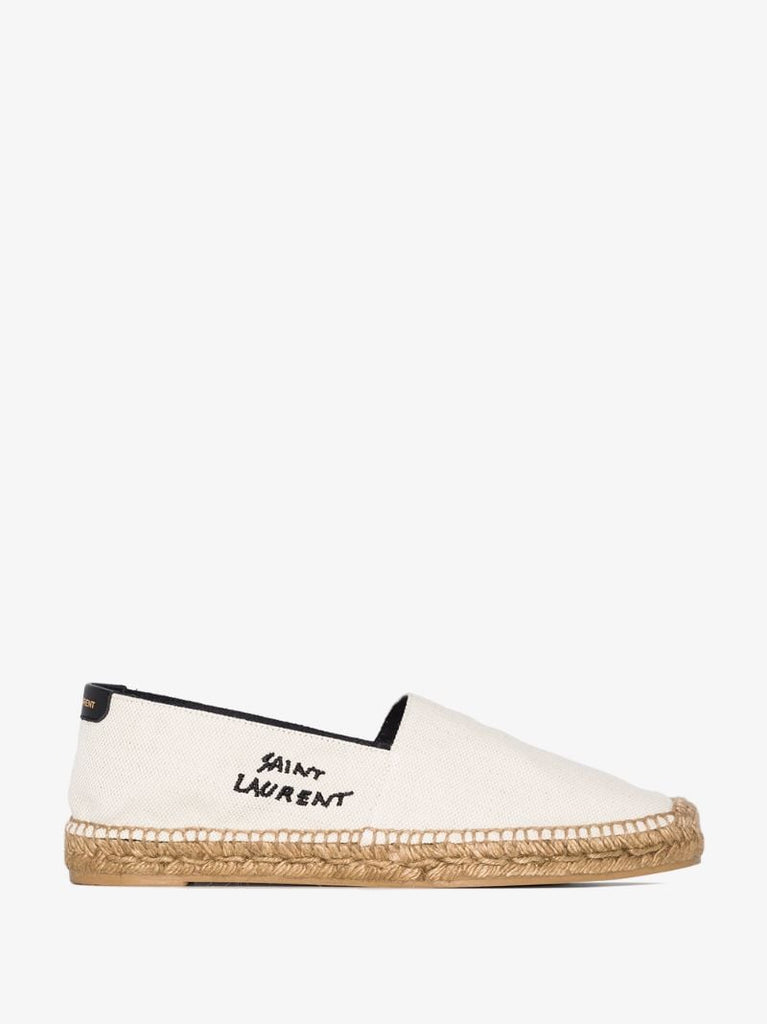 Neutral Logo Canvas Espadrilles