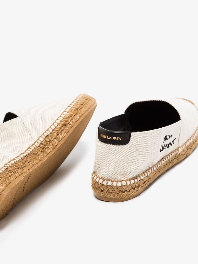 Neutral Logo Canvas Espadrilles