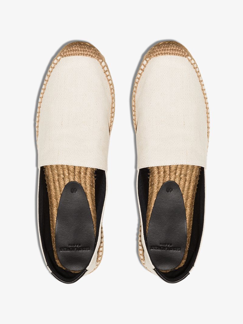 Neutral Logo Canvas Espadrilles