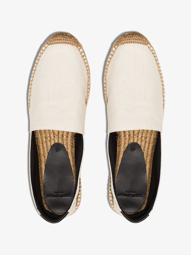 Neutral Logo Canvas Espadrilles