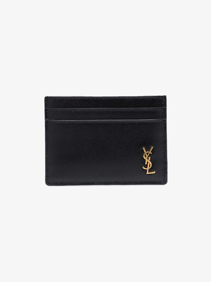 Black Monogram Card Holder
