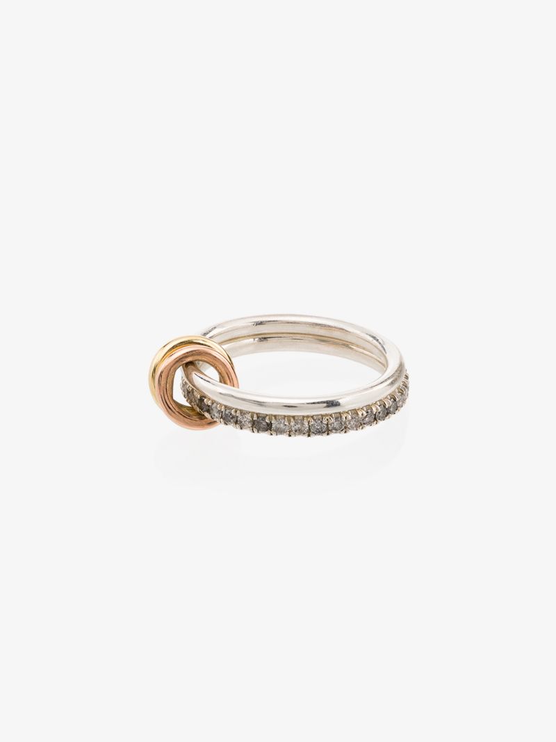 Sterling Silver Marigold Diamond Ring