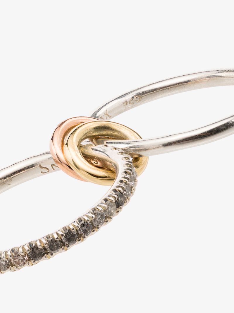 Sterling Silver Marigold Diamond Ring