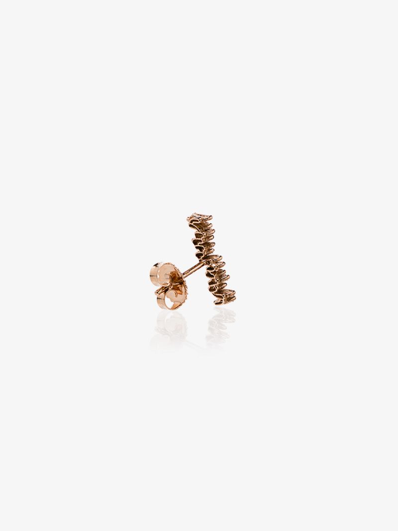 18k Rose Gold Firework Diamond Earrings