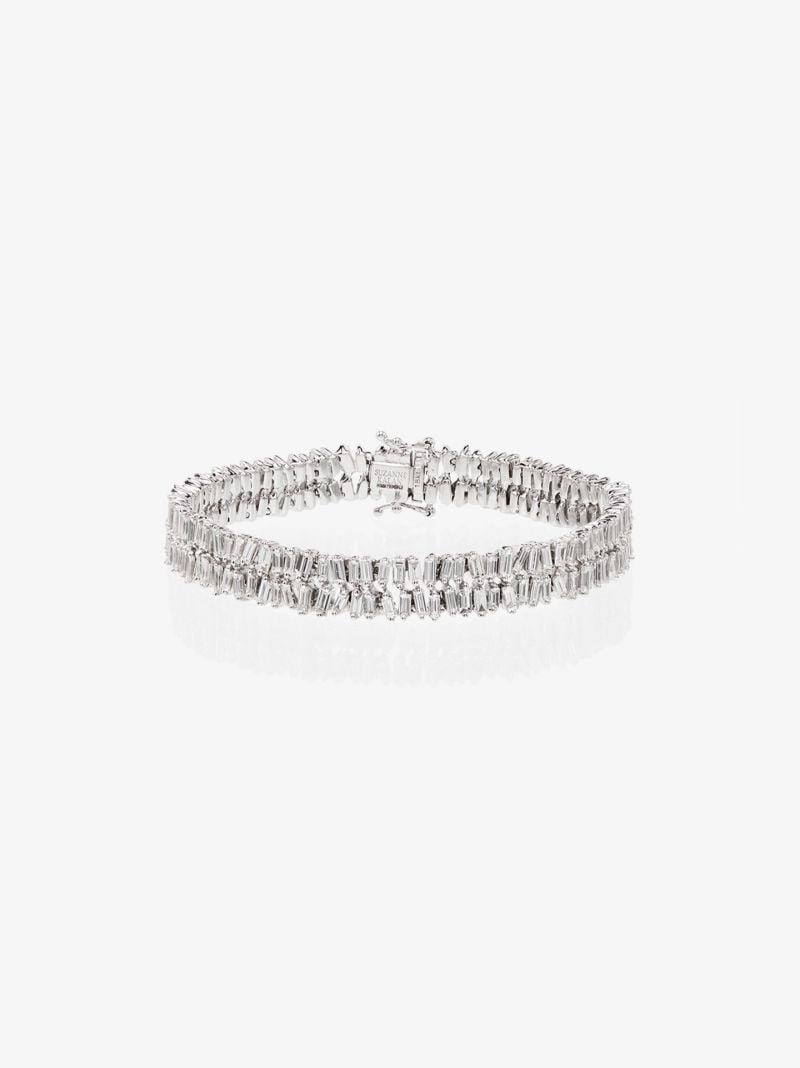 18k White Gold Fireworks Diamond Bracelet