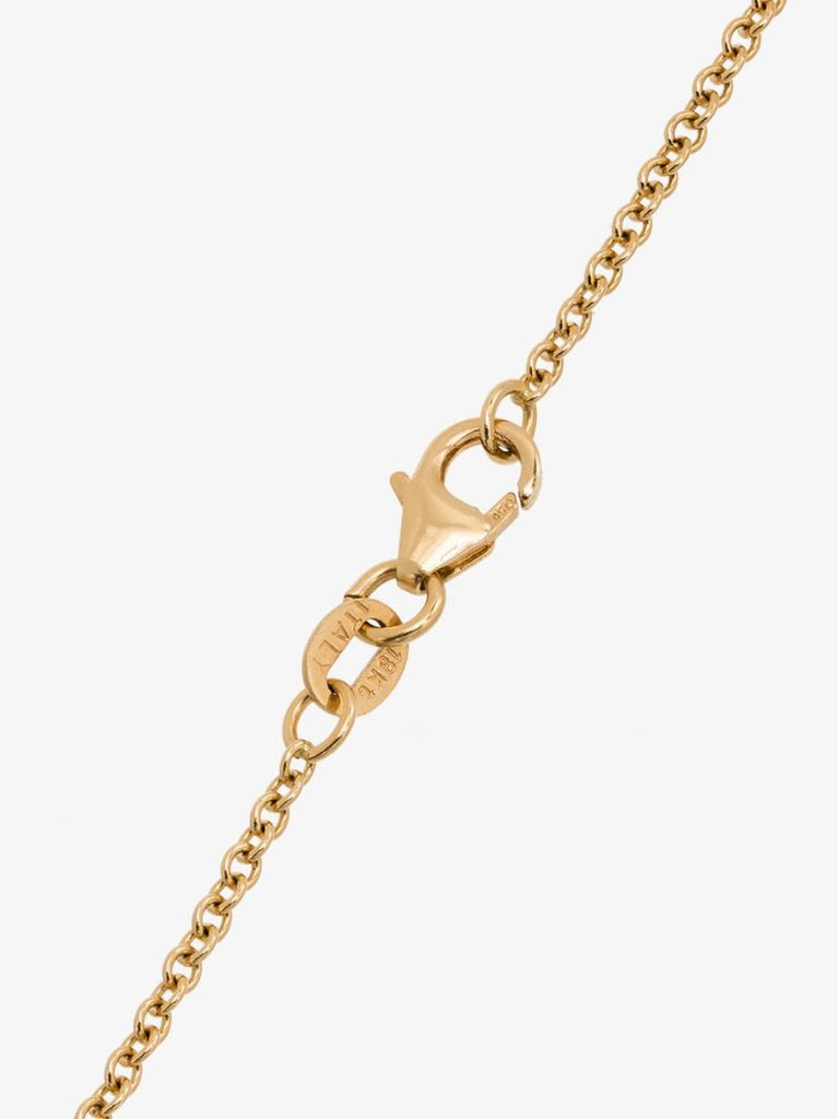18k Yellow Gold Sunset Diamond Necklace