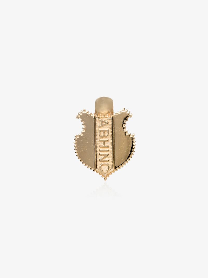 18k Yellow Gold Ab Hinc Shield Charm