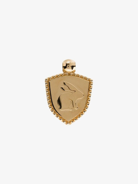 18k Yellow Gold Abundant Love Crest Charm