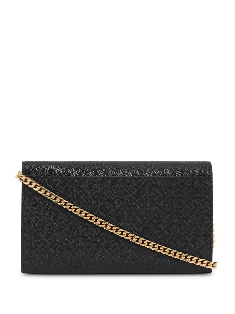 Black Hannah Leather Shoulder Bag