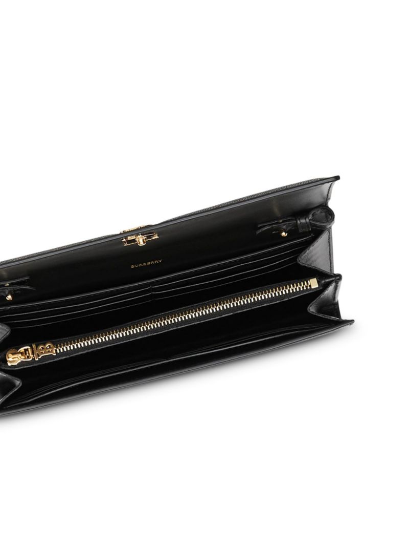 Black Hannah Leather Shoulder Bag