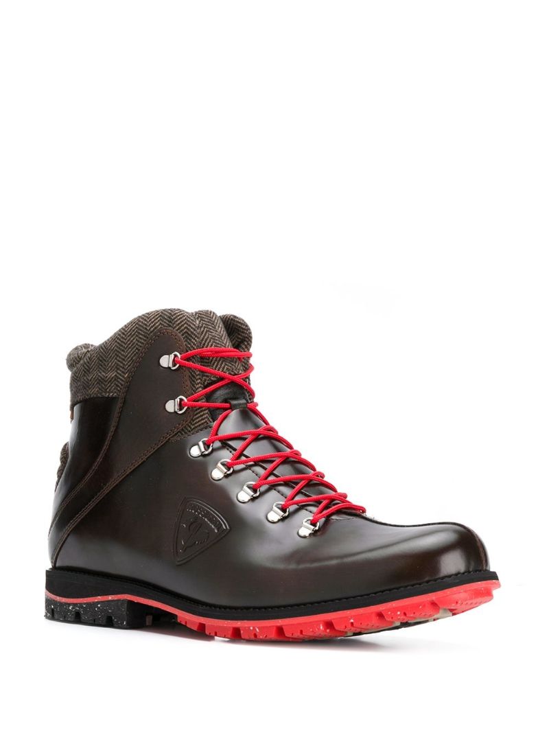 Brown 1907 Chamonix Leather Hiking Boots