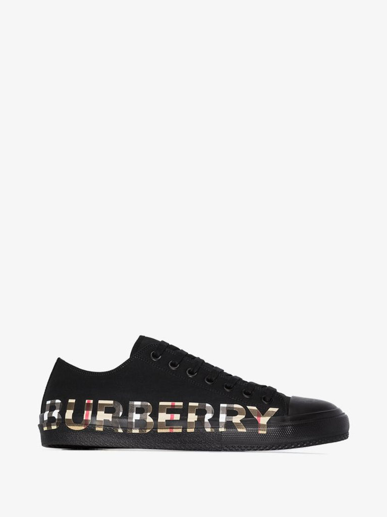 Black Larkhall Logo Sneakers
