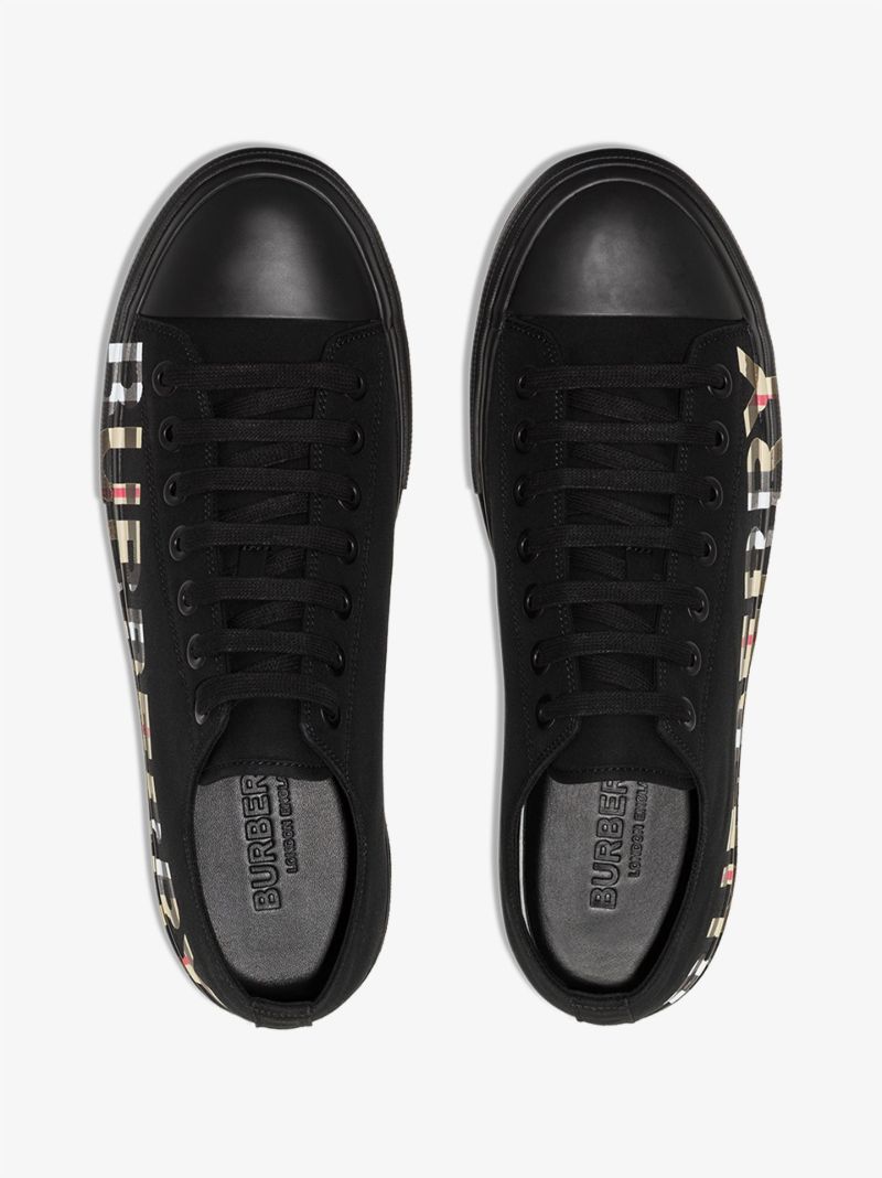 Black Larkhall Logo Sneakers
