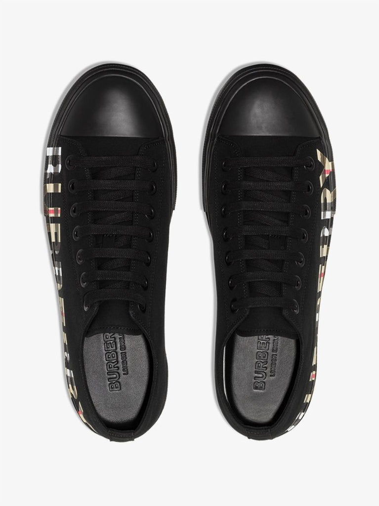 Black Larkhall Logo Sneakers
