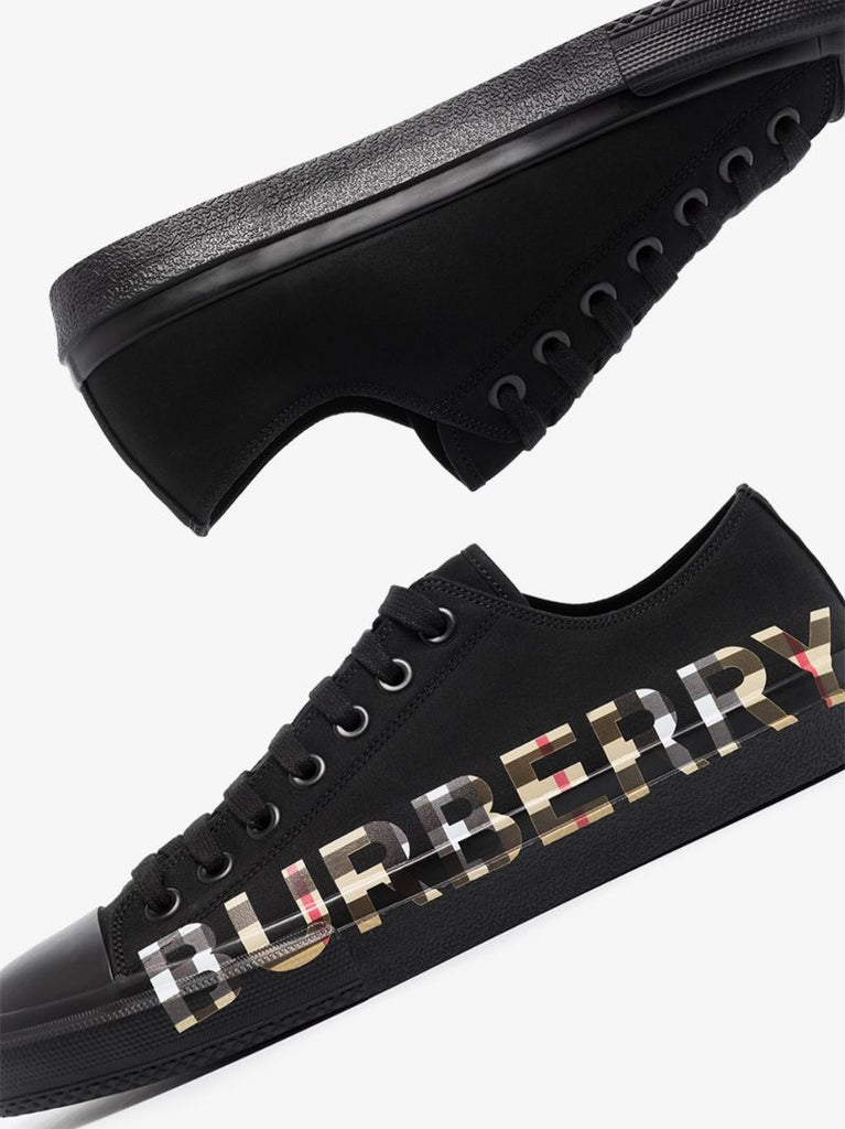 Black Larkhall Logo Sneakers