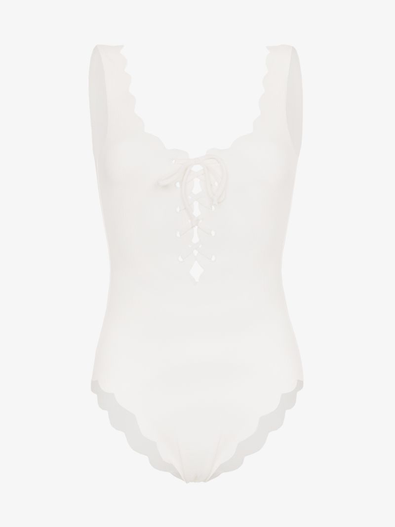Palm Springs Scalloped Swimsuit