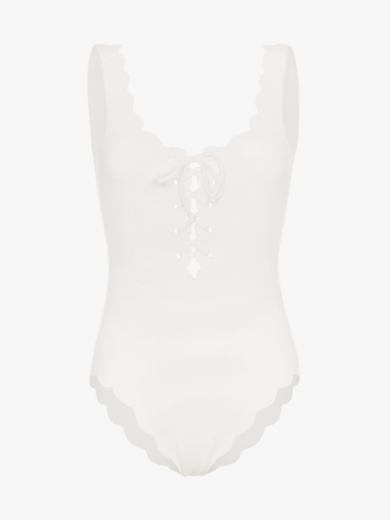 Palm Springs Scalloped Swimsuit