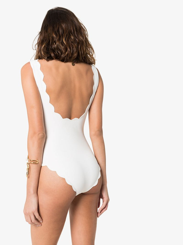 Palm Springs Scalloped Swimsuit