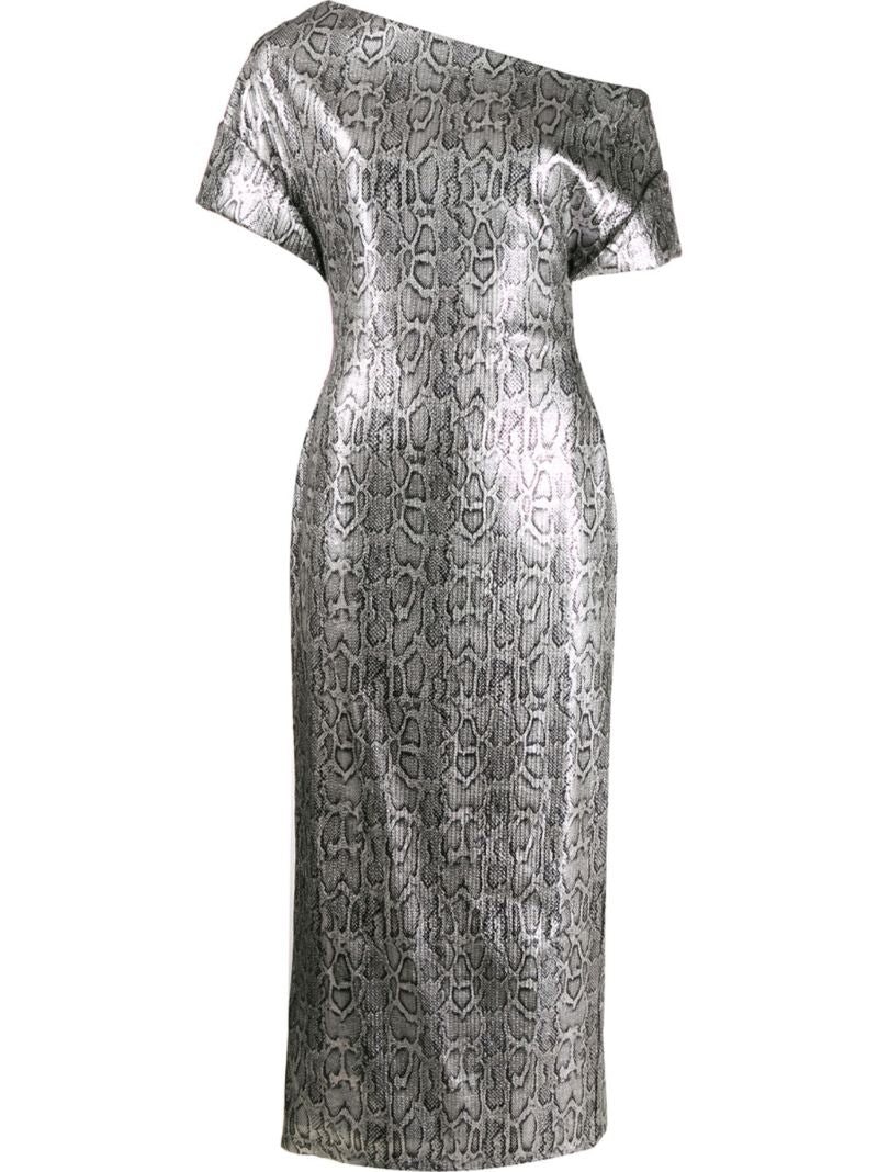 Sequin Snake Print Dress