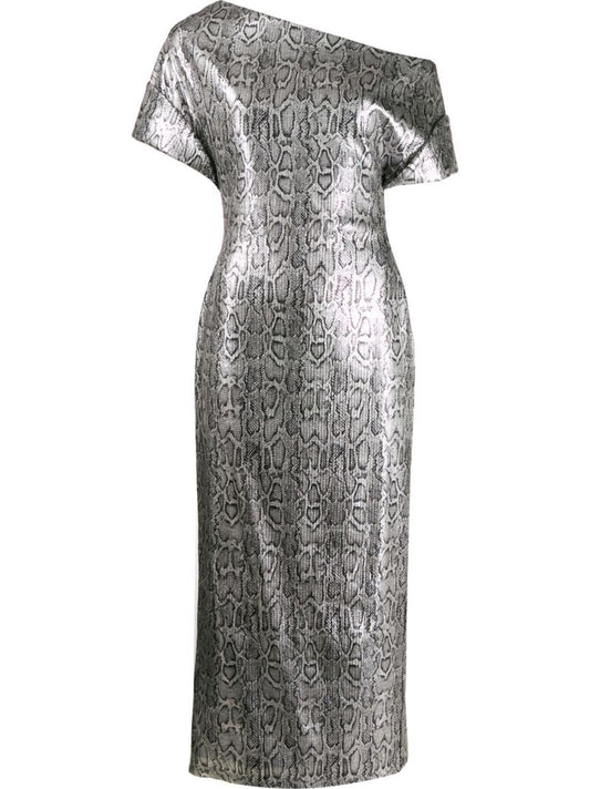 Sequin Snake Print Dress