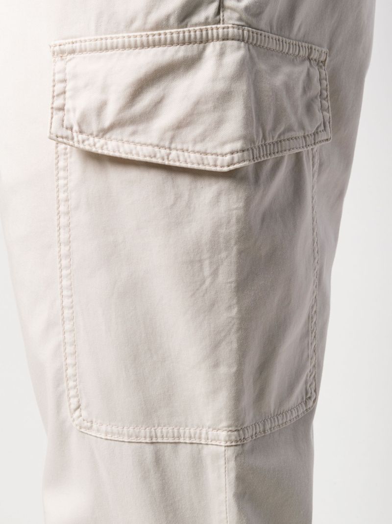 White Straight Leg Trousers