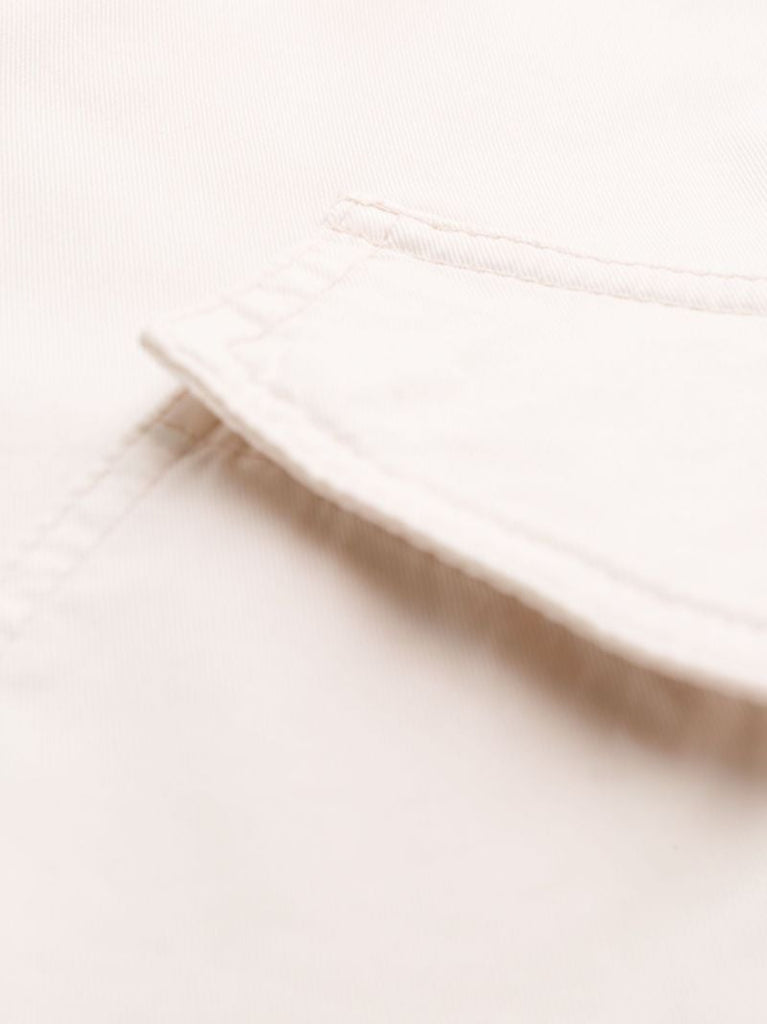 White Straight Leg Trousers
