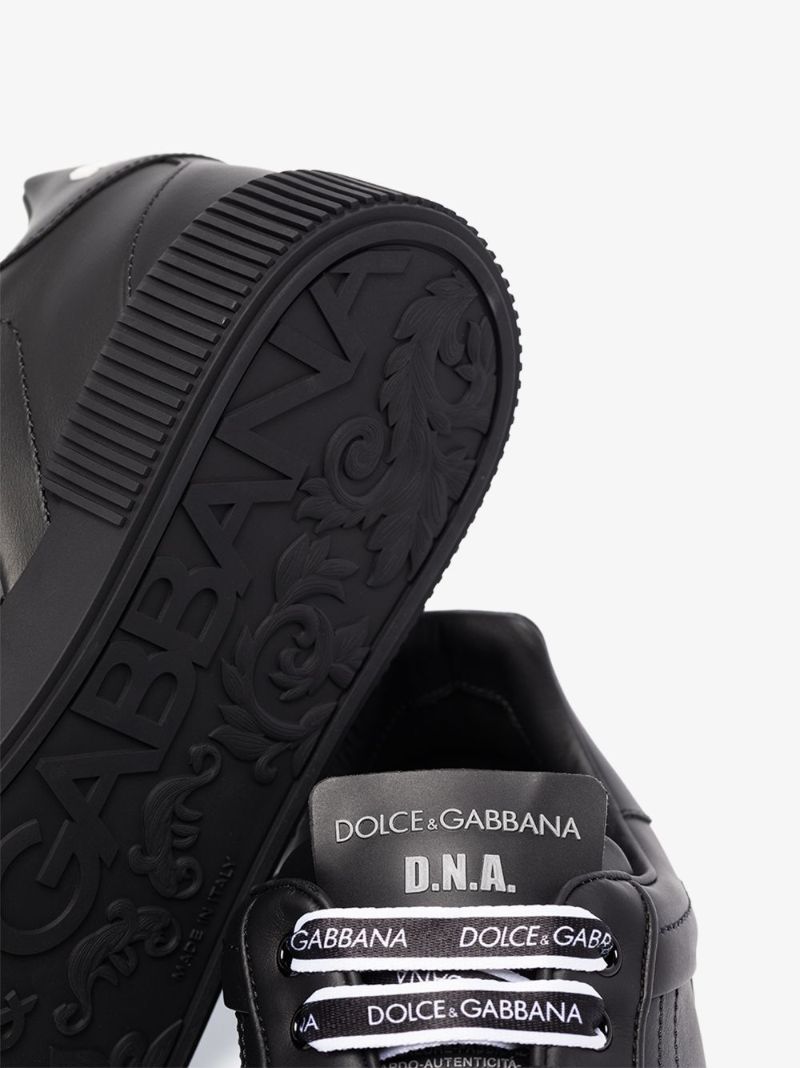 Black Miami Leather Sneakers