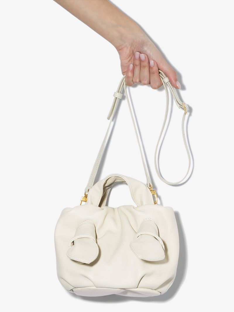 Cream Ronnie Leather Bracelet Bag