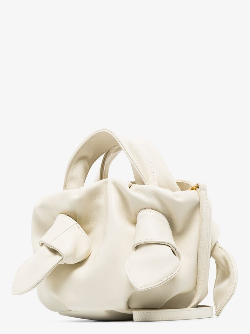 Cream Ronnie Leather Bracelet Bag
